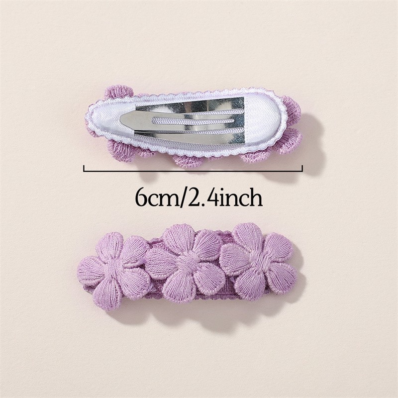 Baby Hair Clip Supplier - Five-Petal Flower Bow Clip