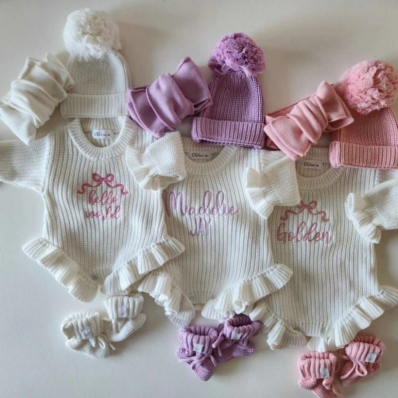 Baby Booties Factory - Hand Crochet Knit Cotton