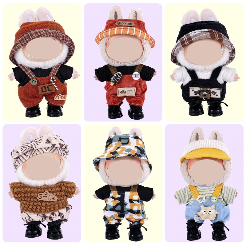 Doll Overalls Factory - 17cm LaBubu Clothes Set