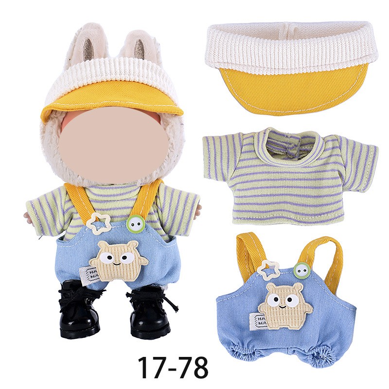 Doll Overalls Factory - 17cm LaBubu Clothes Set