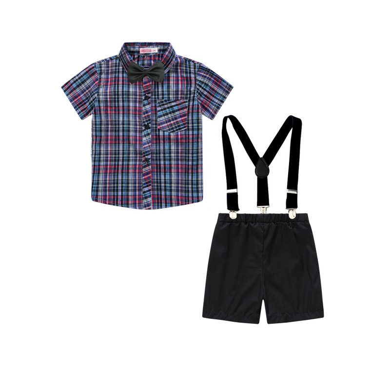 Children Set Manufacturer - Custom Check Shirt Backband