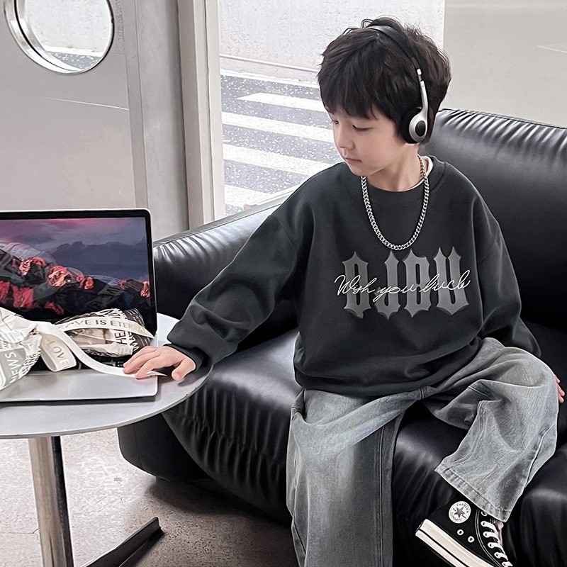 Boy Hoodie Manufacturer - Autumn Trendy Round Neck