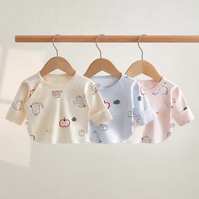 Newborn Shirt Manufacturer - Custom Half Back Pure Cotton