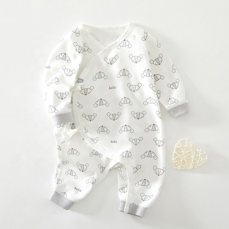 Infant Romper Factory - Pure Cotton Butterfly Button