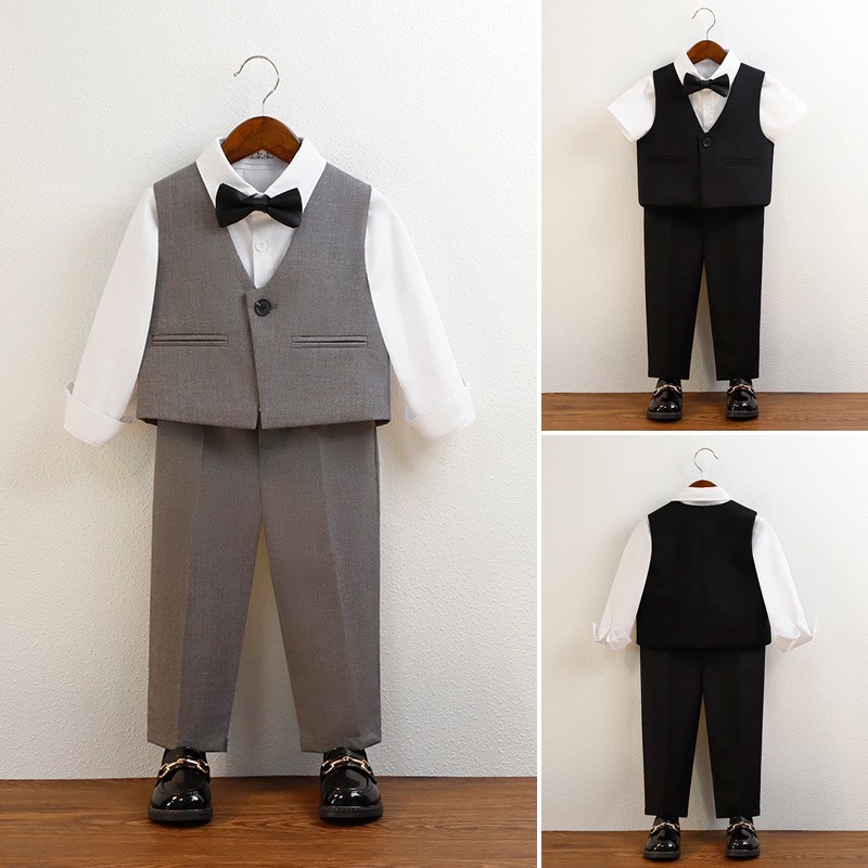 Children Blazer Supplier - British Style Vest Set