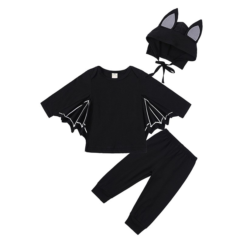 Children Costume Set Manufacturer - Halloween Bat Sleeves