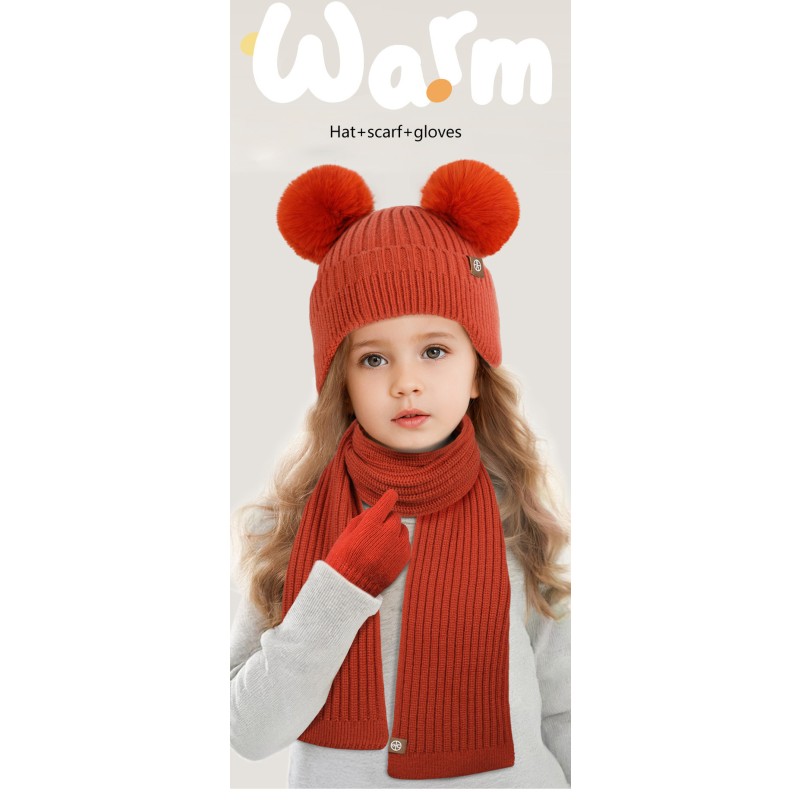 Children Set Manufacturer - Custom Hats Scarves Gloves