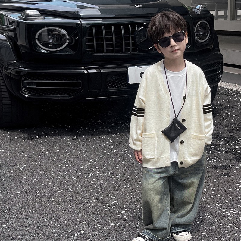 Baby Cardigan Manufacturer - Wholesale Knitted Striped