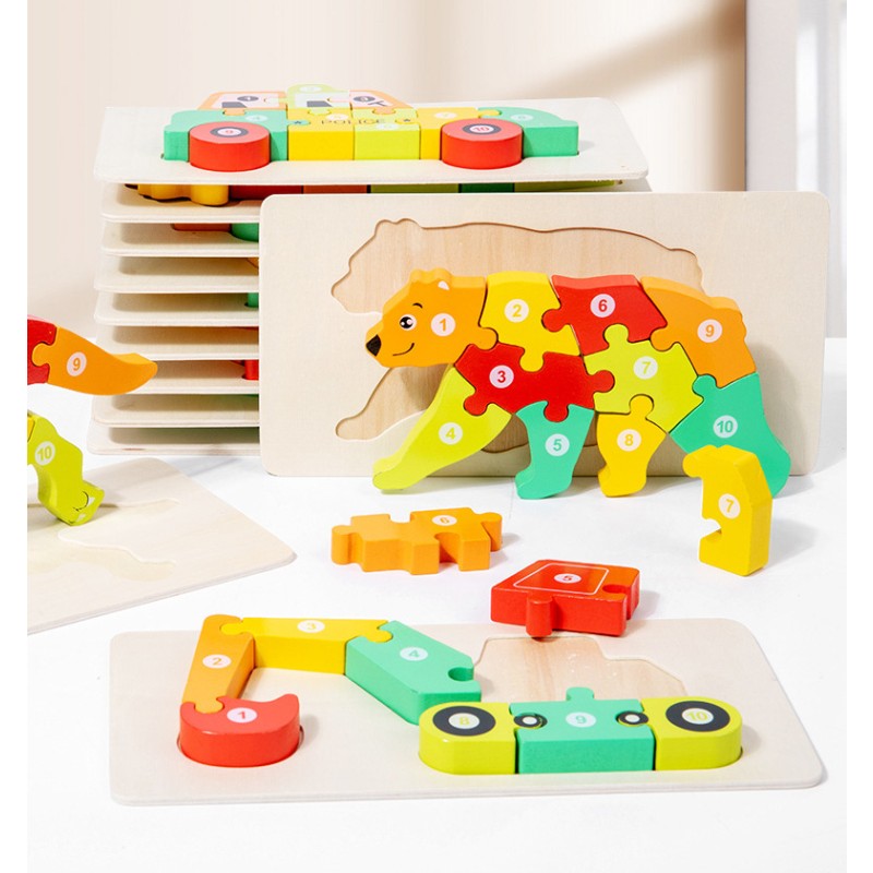Wooden Puzzle Supplier - Early Education Cognitive