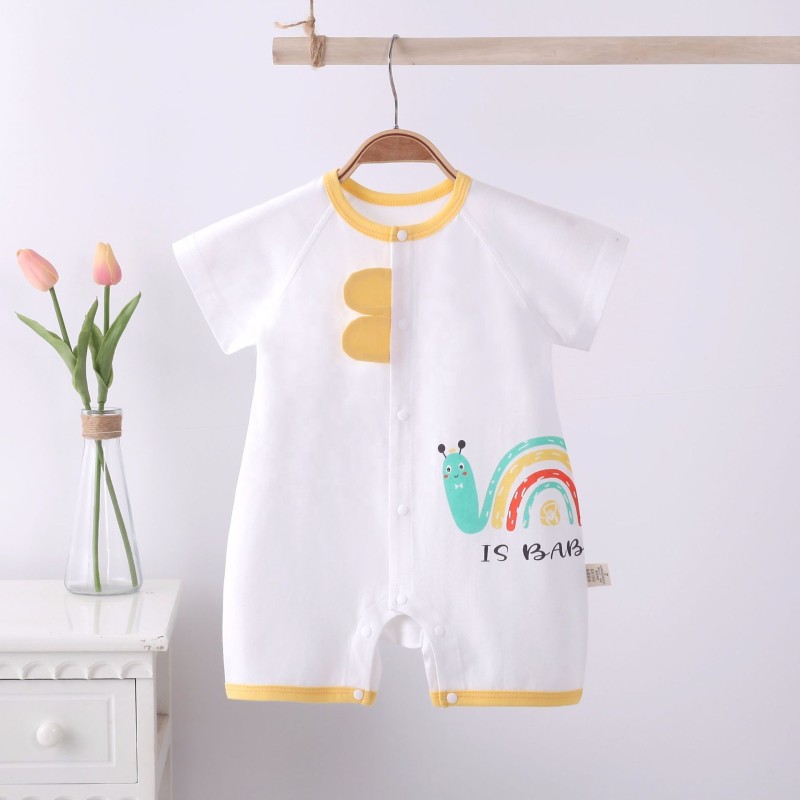 Baby Jumpsuit Supplier - Pure Cotton Short Sleeve