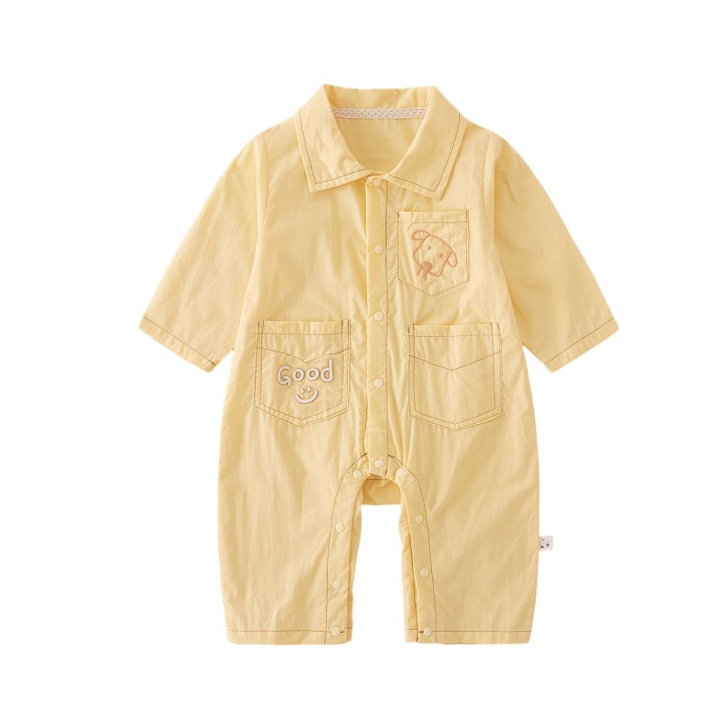 Baby Jumpsuit Manufacturer - A-Class Cotton Long Sleeve