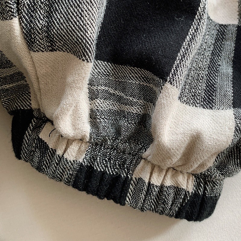 Children Pants Factory - Pure Cotton Checkered