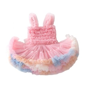 Girl Dress Factory - Custom Rabbit Fluffy Gauze