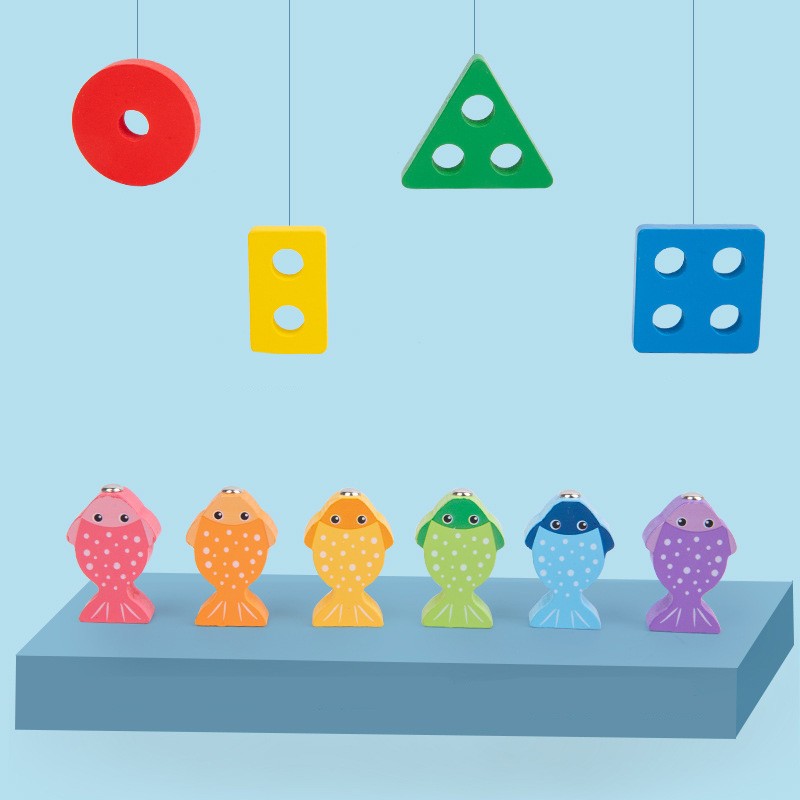 Wooden Toy Manufacturer - Three-dimensional Fishing