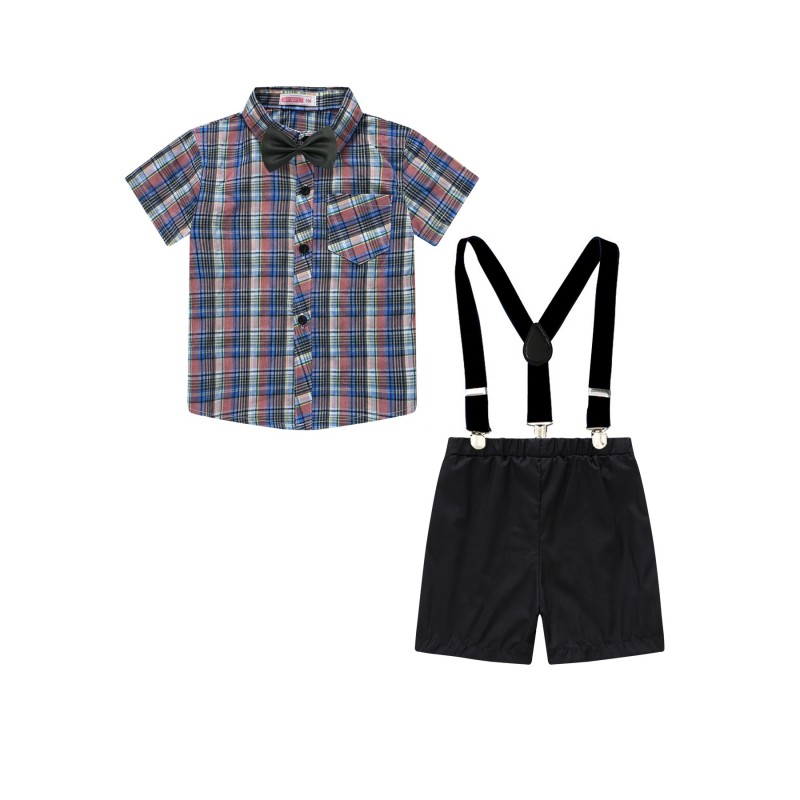 Children Set Manufacturer - Custom Check Shirt Backband
