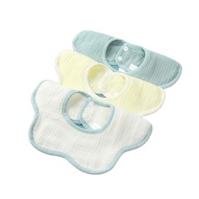 Drool Bib Manufacturer - Combination Gauze Cotton