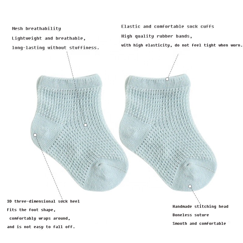 Baby Socks Manufacturer - Ultra Thin Breathable Mesh