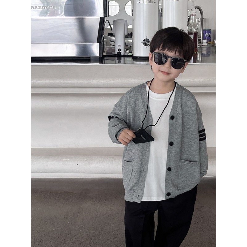 Baby Cardigan Manufacturer - Wholesale Knitted Striped