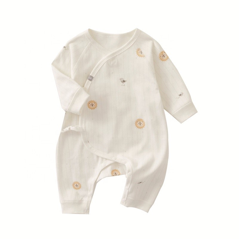 Infant Romper Factory - Pure Cotton Butterfly Button
