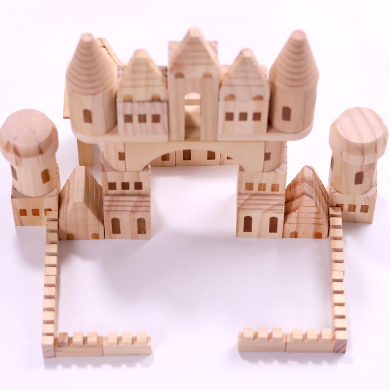 Wooden Castle Supplier - Children Stacked High