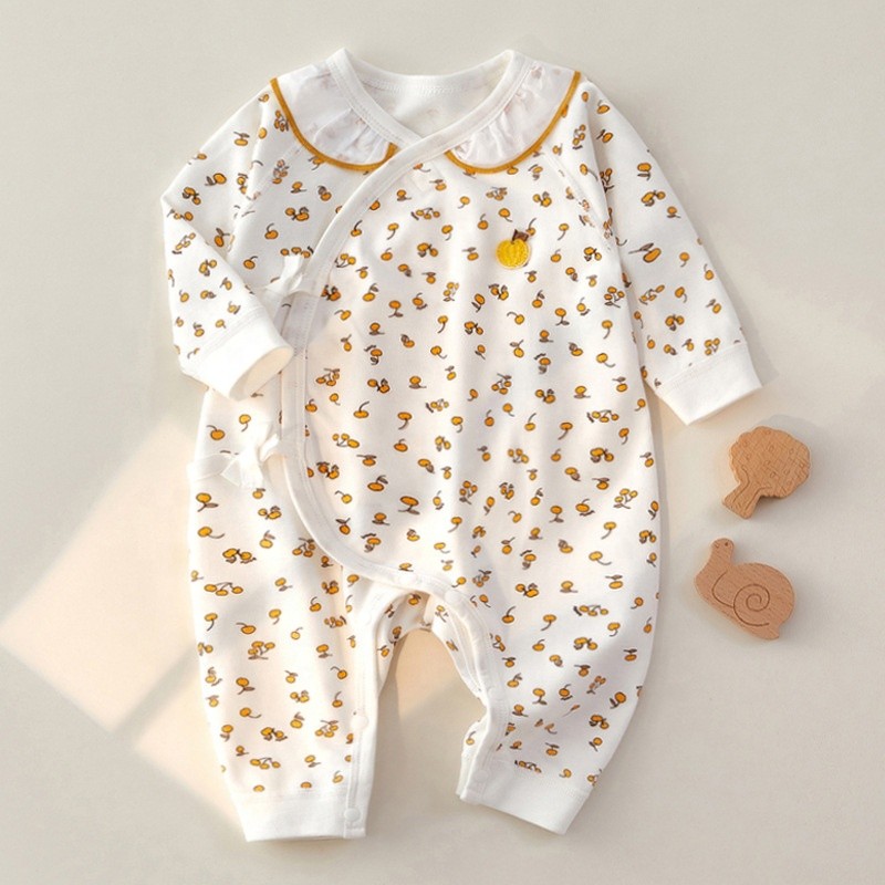 Infant Romper Factory - Pure Cotton Butterfly Button
