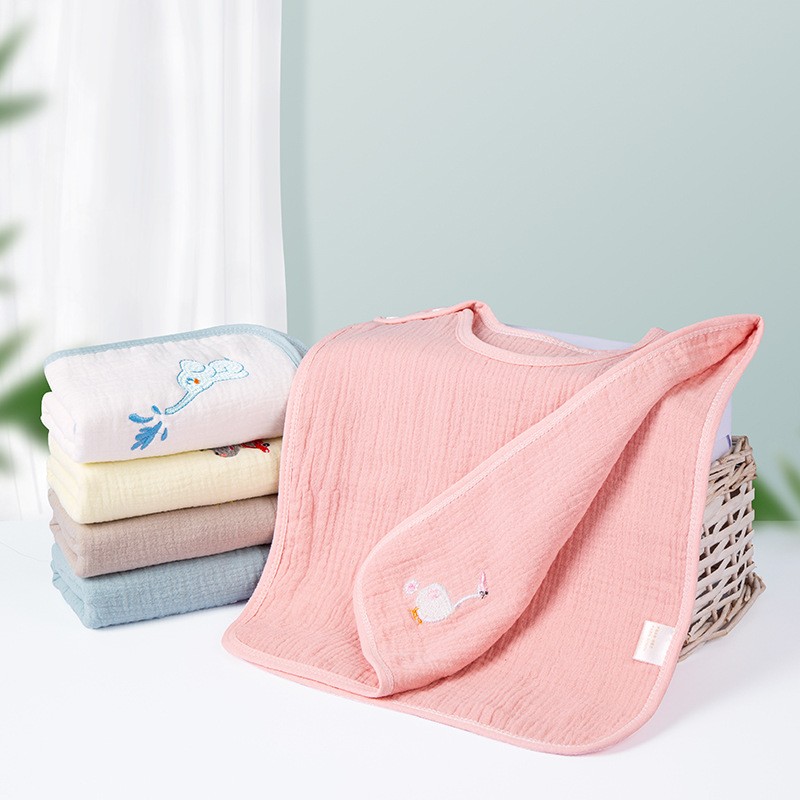 Drool Towel Supplier - Large Rice Snap Button