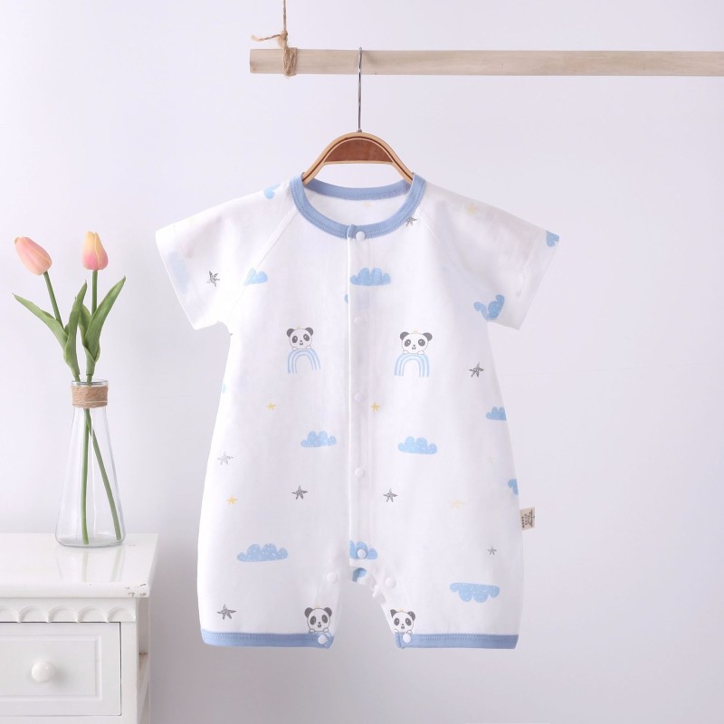 Baby Jumpsuit Supplier - Pure Cotton Short Sleeve