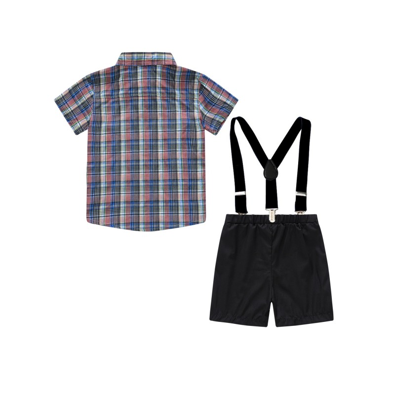 Boys Set Factory - Casual Backstrap Bowtie Checkered