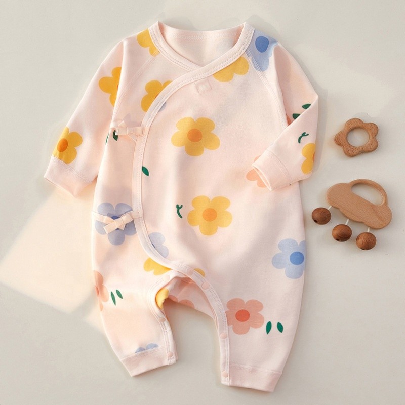 Infant Romper Factory - Pure Cotton Butterfly Button