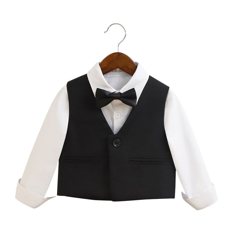 Children Blazer Supplier - British Style Vest Set