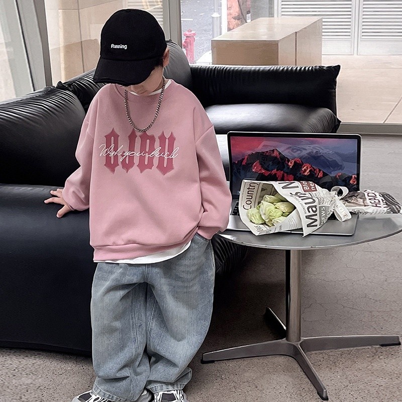 Boy Hoodie Manufacturer - Autumn Trendy Round Neck