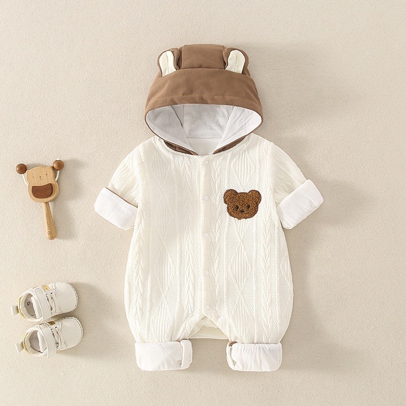 Infant Romper Supplier - Spring Autumn Bilayer Warmth