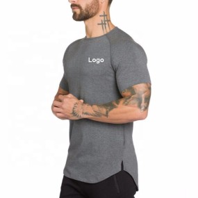 Sport T-shirt Manufacturer - Men's Tight Gym