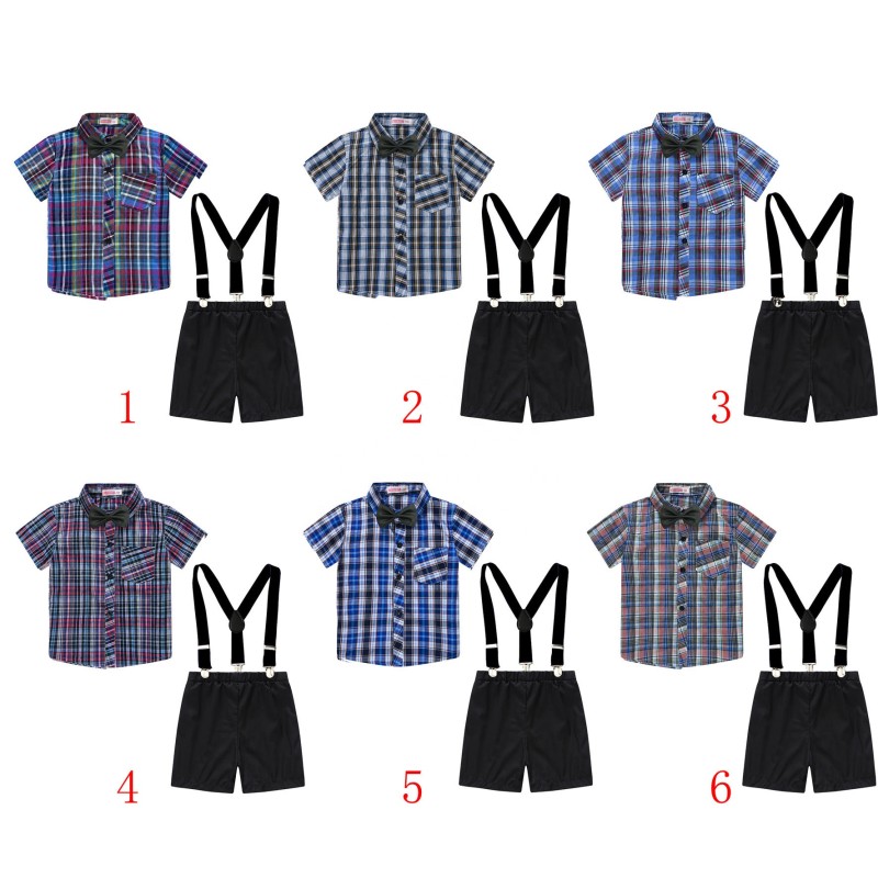 Children Set Manufacturer - Custom Check Shirt Backband