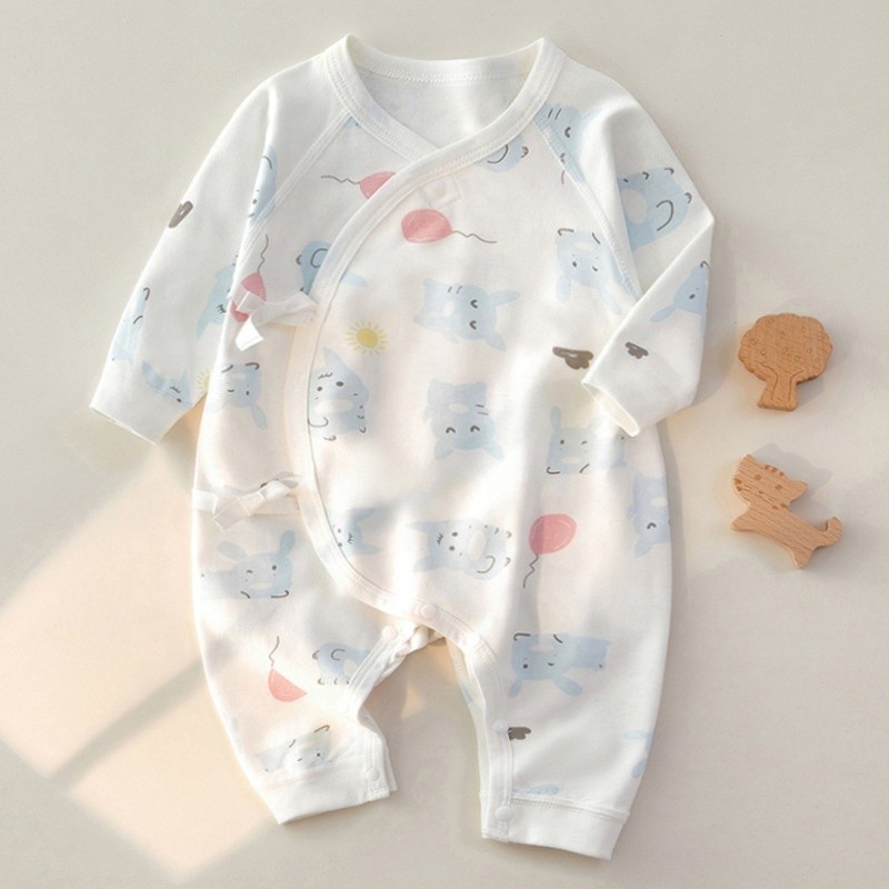 Infant Romper Factory - Pure Cotton Butterfly Button