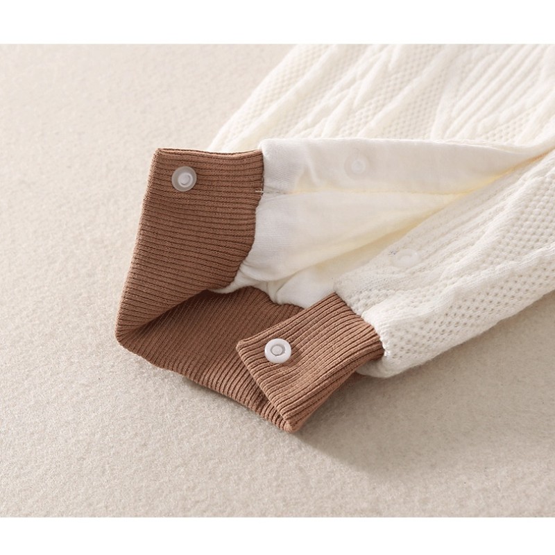 Infant Romper Supplier - Spring Autumn Bilayer Warmth