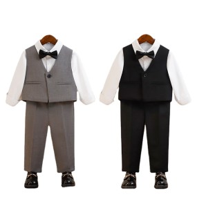 Children Blazer Supplier - British Style Vest Set