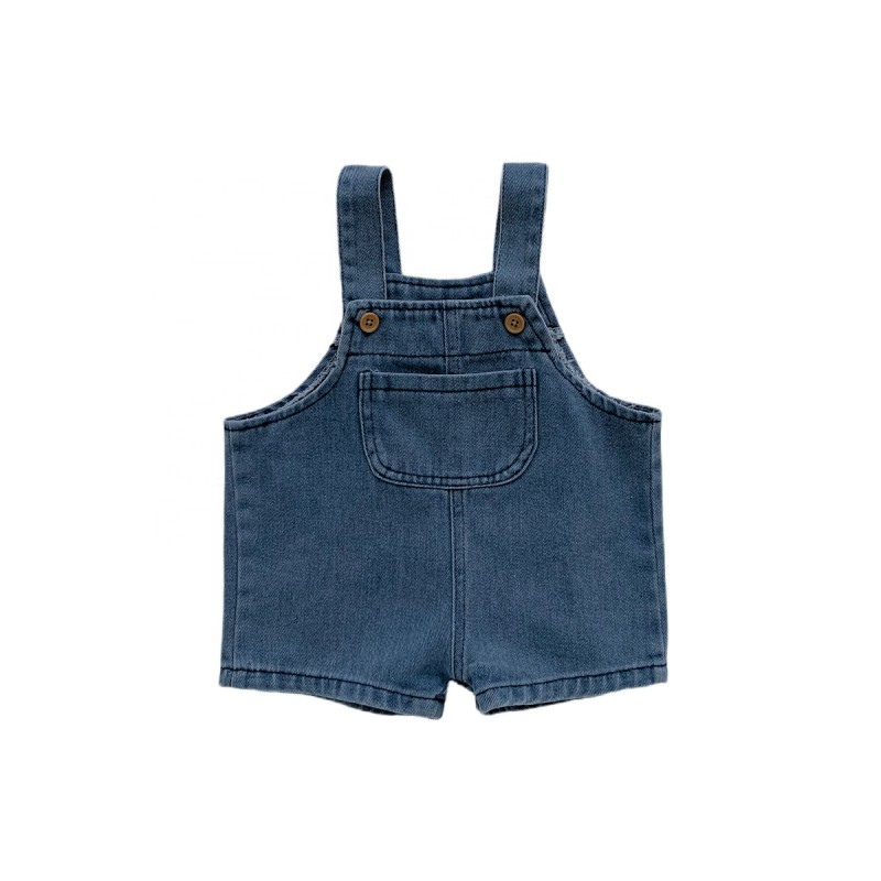 Children Set Factory - Custom Denim Strap Shorts