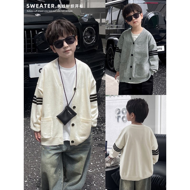 Baby Cardigan Manufacturer - Wholesale Knitted Striped