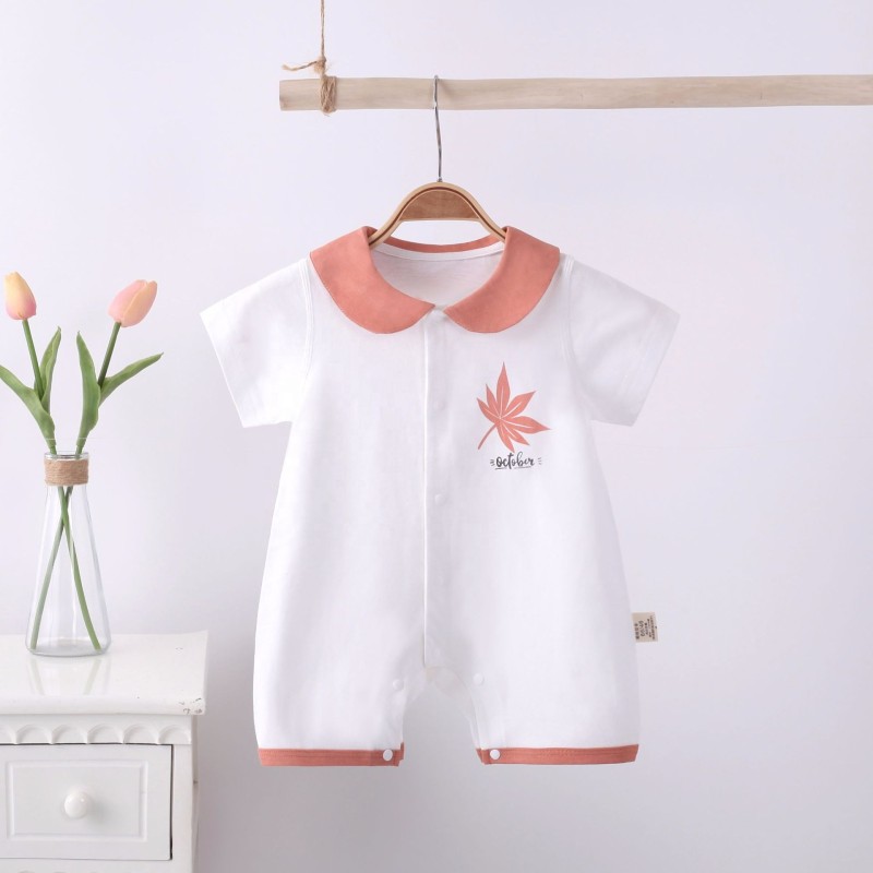 Baby Jumpsuit Manufacturer - Custom Pure Cotton Button
