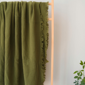 Cotton Blanket Manufacturer - 4-Layer Crepe Crinkle Organic