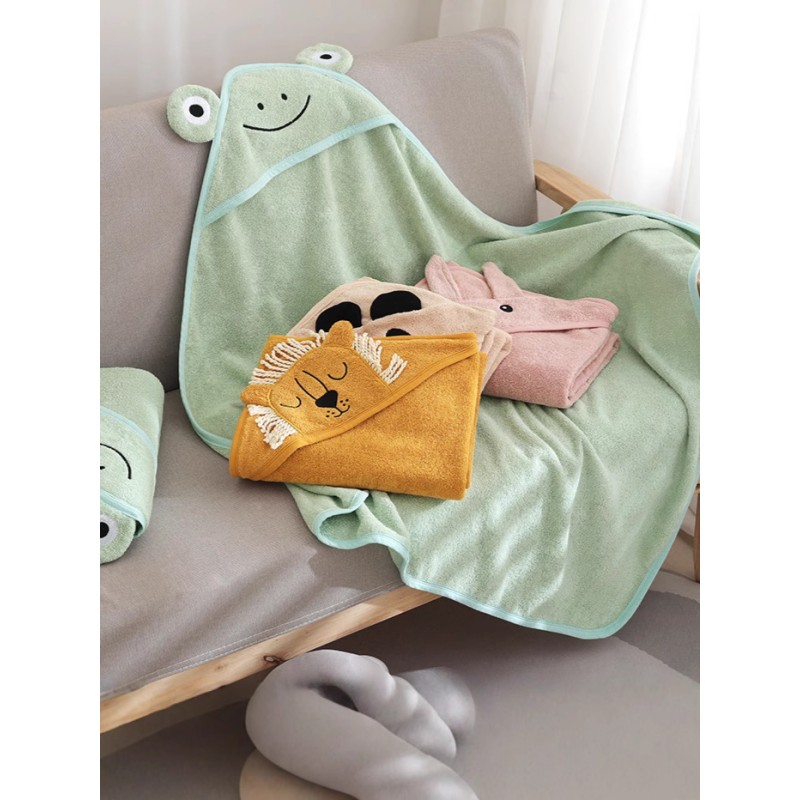 Baby Towel Supplier - 32 Strands Pure Cotton Hooded