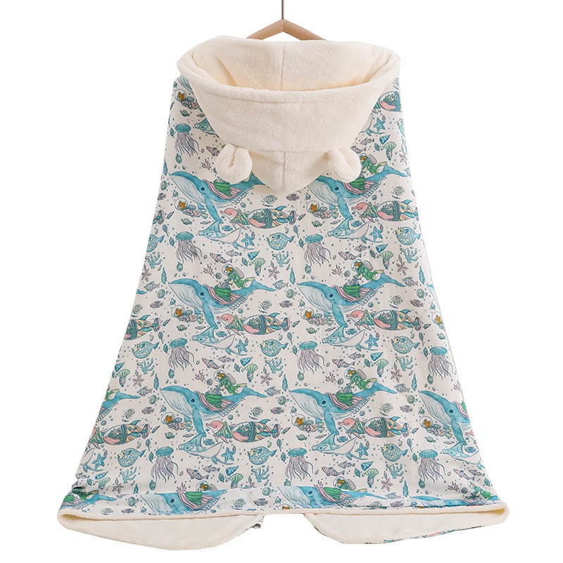 Hooded Towel Supplier - Baby Animal Printed Quick-dry