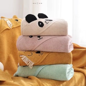 Baby Towel Supplier - 32 Strands Pure Cotton Hooded