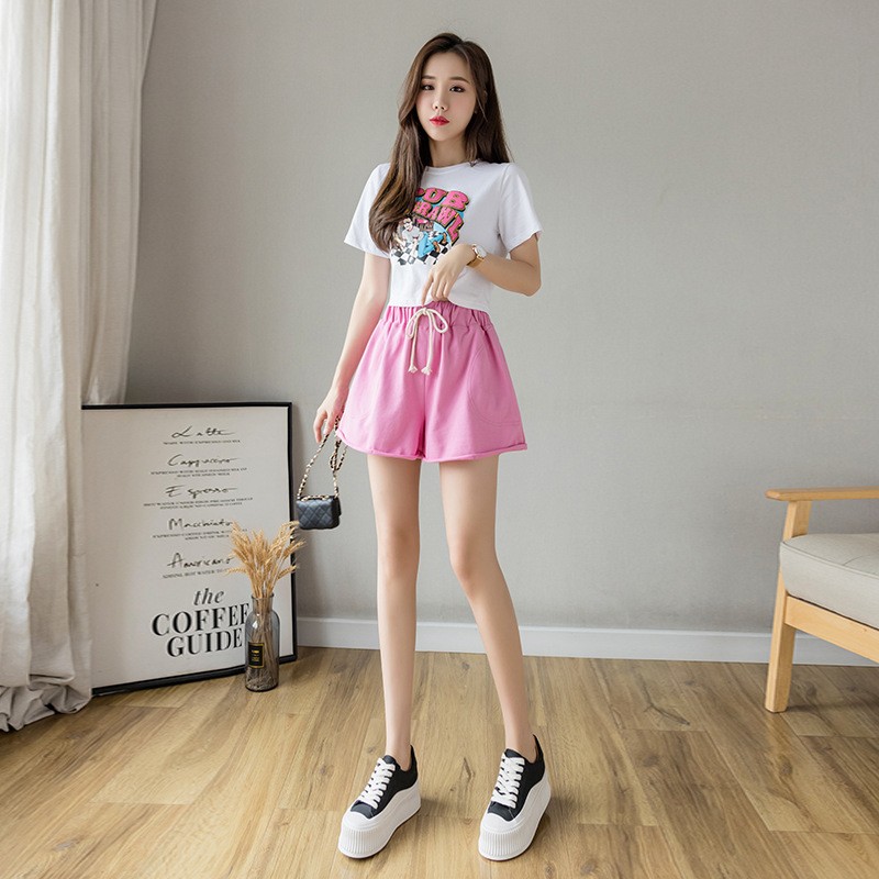 Women Shorts Manufacturer - Wide-leg Loose Korean