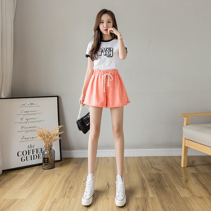 Women Shorts Manufacturer - Wide-leg Loose Korean