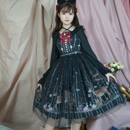 Lolita Dress Manufacturer - Medium Long Gothic Style