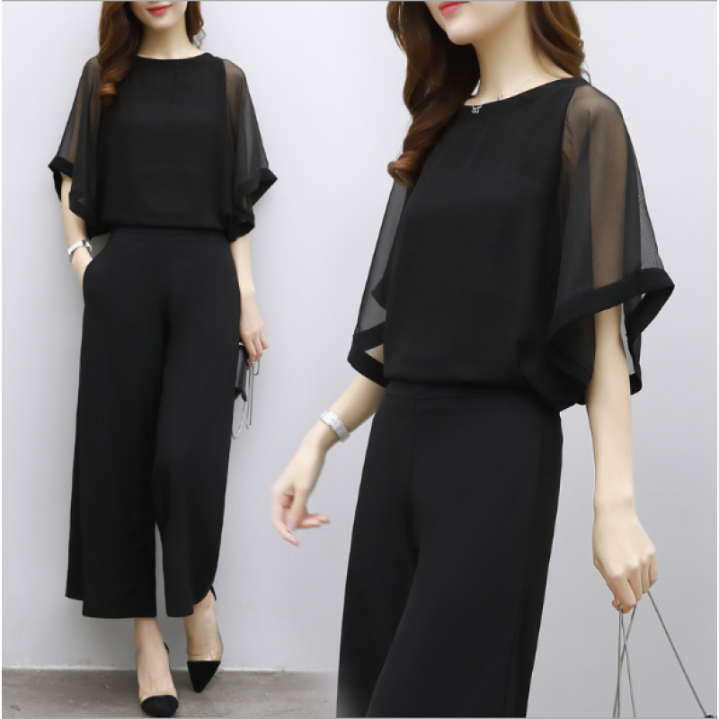 Women Set Supplier - 2019 Summer Chiffon Two-Piece