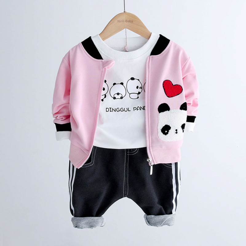 Boy Wear Manufacturer - Autumn Three-piece Cartoon