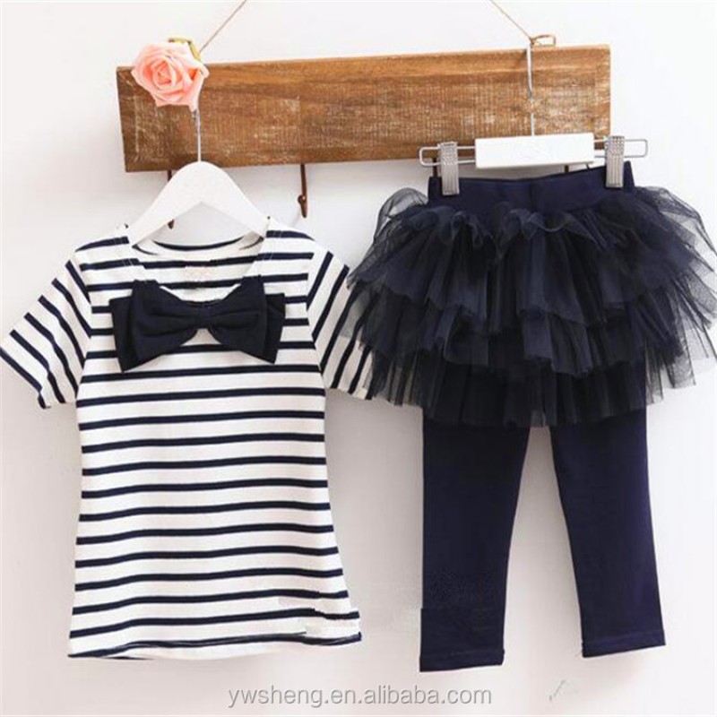 Kid Clothes Set Factory - Pretty White Black